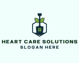 Organic Shovel Landscaping logo design