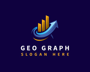 Arrow Trading Graph logo design