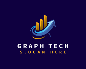 Graph - Arrow Trading Graph logo design