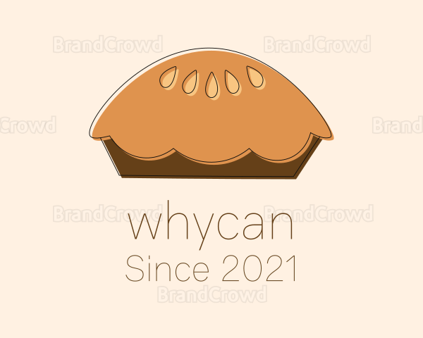 Baked Pie Minimalist Logo