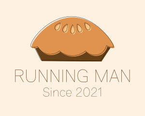 Diner - Baked Pie Minimalist logo design