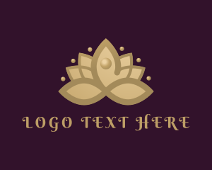 Yogi - Gradient Lotus Yoga logo design