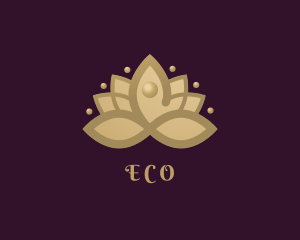 Gradient Lotus Yoga Logo