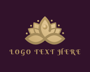 Gradient Lotus Yoga Logo