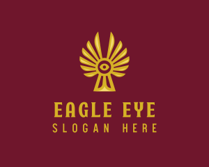 Winged Evil Eye  logo design