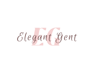 Elegant Cursive Fashion logo design