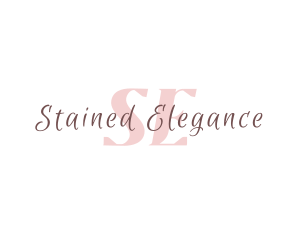 Elegant Cursive Fashion logo design