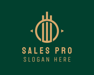 Sales - Investment Sales Statistics logo design
