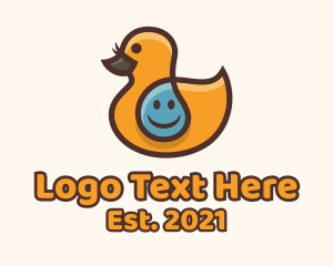 Toy Store - Water Duckling Toy logo design