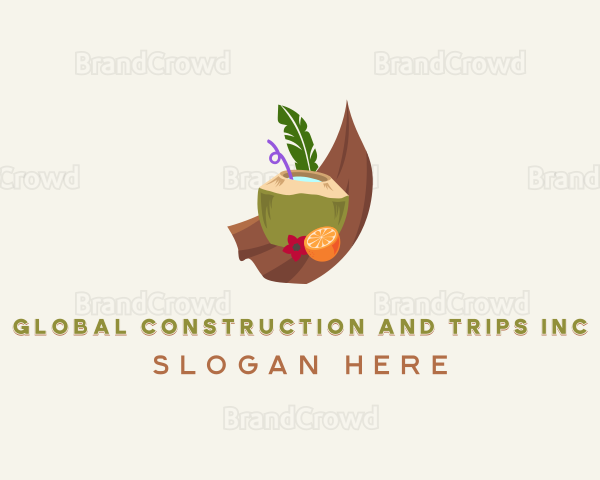 Tropical Coconut Juice Logo