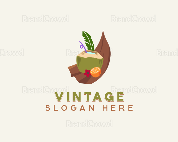 Tropical Coconut Juice Logo