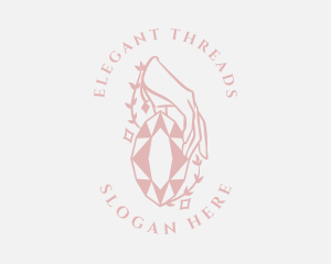 Elegant Gemstone Boutique logo design