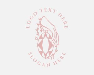 Necklace - Elegant Gemstone Boutique logo design