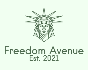 Liberty - Green Head Liberty logo design