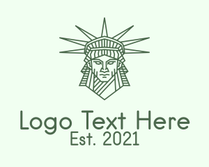 Liberty - Green Head Liberty logo design