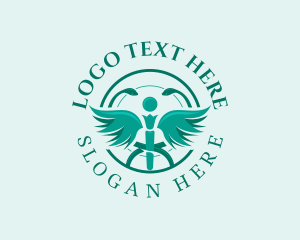 Clinic - Physical Healthcare Laboratory logo design