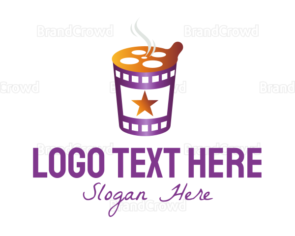 Movie Theater Instant Noodles Logo