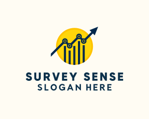 Survey - Finance Survey Graph logo design