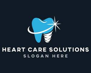 Dental Tooth Implant logo design