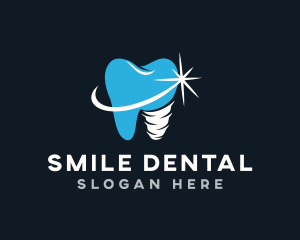 Dental - Dental Tooth Implant logo design