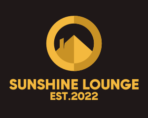 Sun Pyramid House  logo design