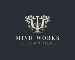 Psychology - Leaf Wellness Psychology logo design