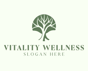 Tree Nature Wellness logo design