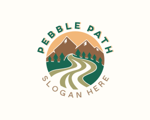 Travel Mountain Pathway logo design