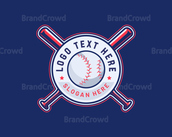 Baseball League Sport Logo