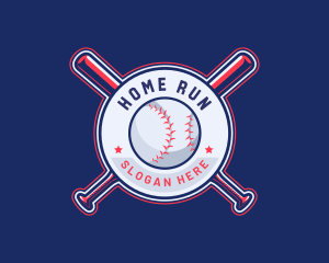 Baseball League Sport logo design