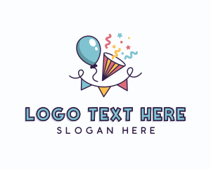 Party Flag - Event Party Entertainment logo design