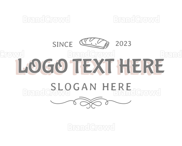 Bread Pastry Shop Logo