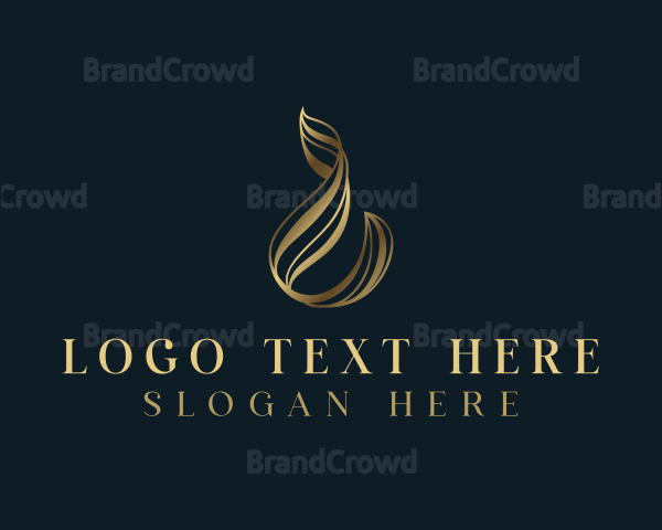 Luxury Wave Abstract Logo