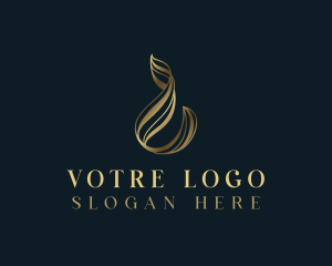 Abstract - Luxury Wave Abstract logo design