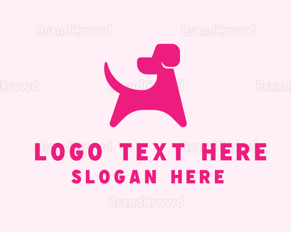 Pink Dog Veterinary Logo