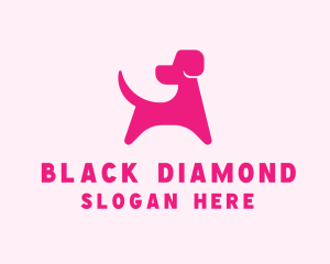 Pink Dog Veterinary logo design