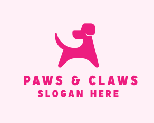 Veterinary - Pink Dog Veterinary logo design