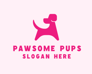 Dog - Pink Dog Veterinary logo design