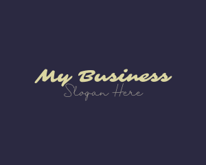 Script Generic Business Logo