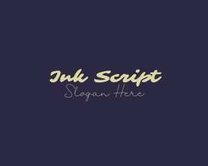 Script Generic Business logo design