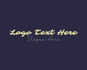 Publishing - Script Generic Business logo design