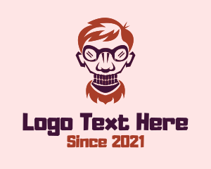 Geek - Scary Geek Scientist logo design