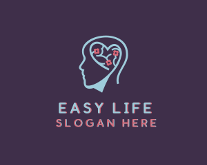 Flower Heart Mental Counselling logo design