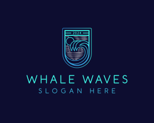 Ocean Beach Wave logo design