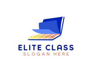 Ebook Online Class Learning logo design