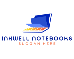 Notebook - Ebook Online Class Learning logo design