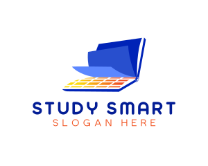 Student - Ebook Online Class Learning logo design
