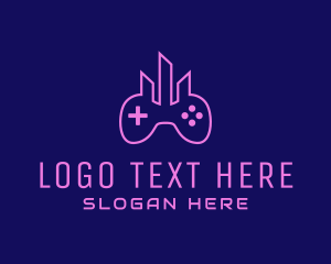 Game Controller - Gaming City Controller logo design