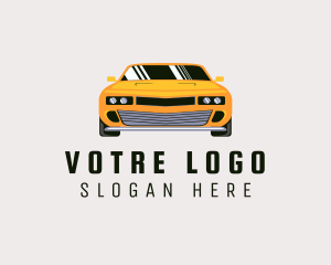 Automotive Racing Car  Logo