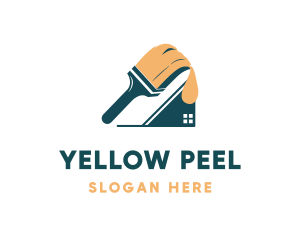 Yellow Paint House logo design